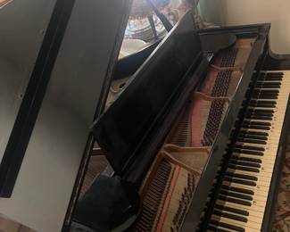 Piano Keyboard Side View