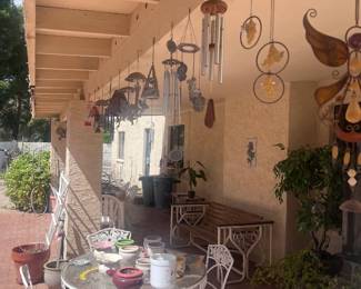 Patio Furniture And Hanging Decor