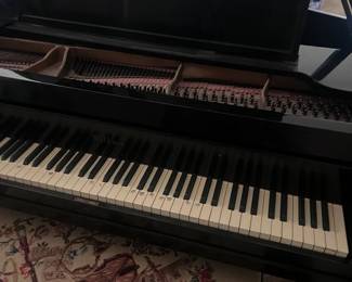 Piano Keyboard And Music Desk