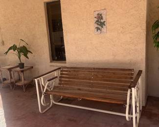 Patio Glider Bench