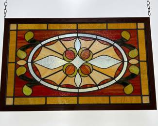 47.5" x 30" Stained Glass Panel