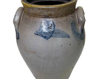 Antique Ira Mead Crock