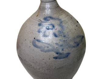 Antique Salt-Glazed Stoneware Jug