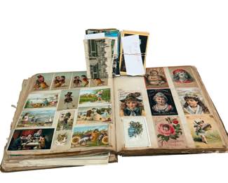 19th Century Victorian Trade Card Scrapbook