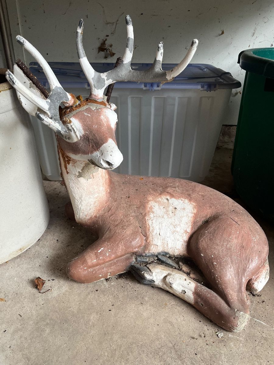 Metal Deer Lawn Ornament we have two 