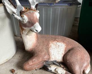 Metal Deer Lawn Ornament we have two 