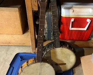 Two Antique Banjos