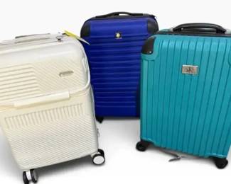 Set of 3 Hardshell Rolling Suitcases