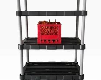 Rubbermaid 5-Tier Heavy-Duty Storage Shelving Unit with Extension Cords