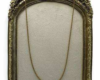 14K Gold Rope Chain Necklace