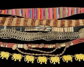 Global Artisan Beaded & Woven Statement Belts