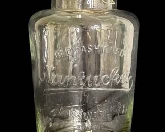 Old Fashioned Nantucket Glass Beverage Dispenser