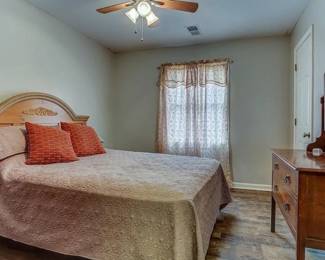 one of the three bedrooms