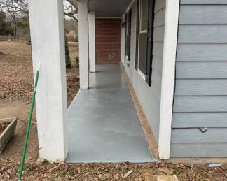 View of front porch