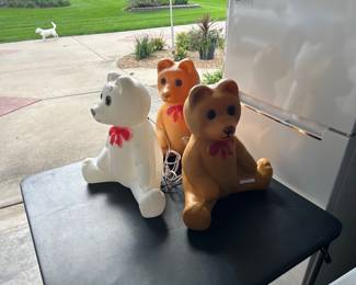 Vintage Bear Blowmolds