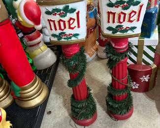 Vintage lamp posts blowmolds