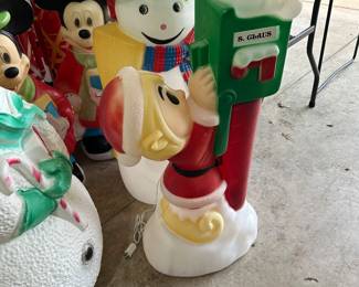 Vintage elf Blowmold