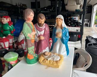 Nativity scene blowmolds
