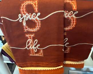 Fall Kitchen towels.  5 each