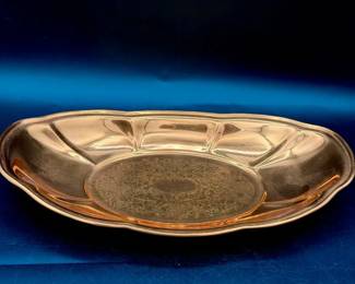 Vintage Copper Craft Dish