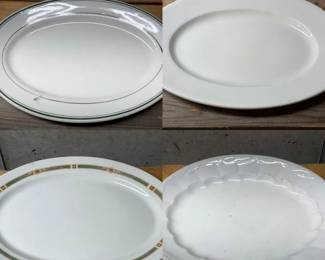 (4) Vintage Serving Platters Feat Edgewood