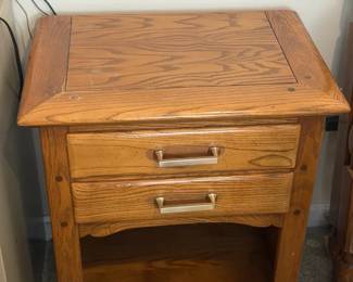 Vintage Wooden Nightstand