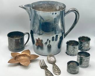 Mixed Metals ft. Paul Revere Reproduction Silver on Copper & Silverplate