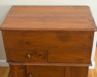 Antique Primitive Dry Sink Or Washstand