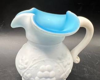 Kanawha Cased Milk Glass Creamer — Vintage