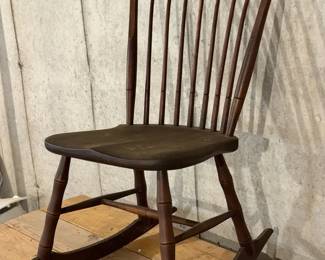 Antique Nichols & Stone Rocking Chair
