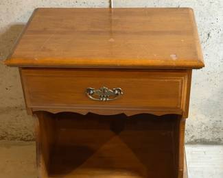 Vintage Wooden Nightstand