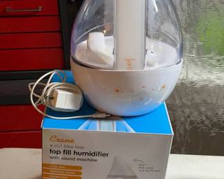 Crane 4-in-1 Top Fill Humidifier With Sound Machine