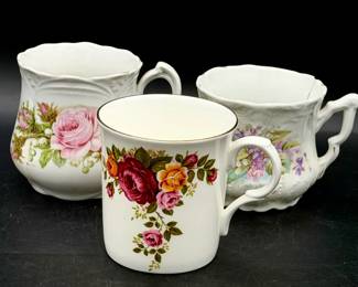 (3) Lovely China Cups