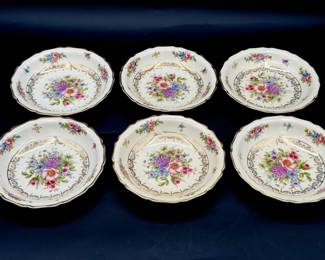 (6) Continental Ivory Germany Dessert Bowls
