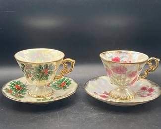 (2) Teacups & Saucers ft. Pandora & Ucagco
