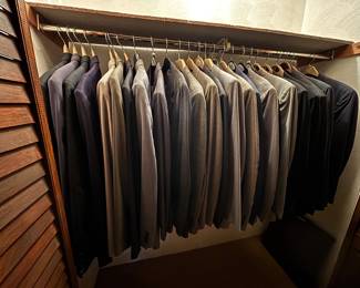 Fine Italian and American suits 