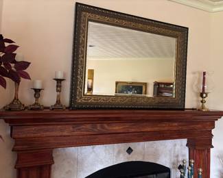 XL mantle mirror