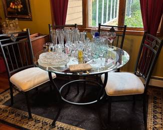 Glass kitchen table - 4 top 