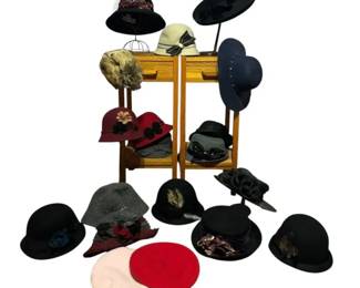 Designer  Vintage Womens Hat Collection  Toucan, Complit, Hopeless Romantic,  More