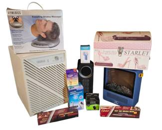 ULTIMATE HOME COMFORT  SELFCARE BUNDLE Massagers, Dehumidifier, Heaters  Beauty Lot