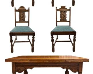 Mission Oak Era Craftsman Style Set