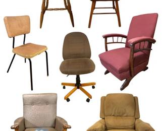 Eclectic Refurbishing Chair Lot Great Auction Prices