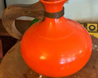 Red Wing Pottery Rumrill Orange Carafe #565