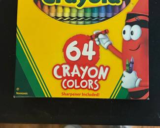 Crayola 64-Count Crayon Box with Sharpener