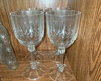 Glass Wine Glasses set of 4