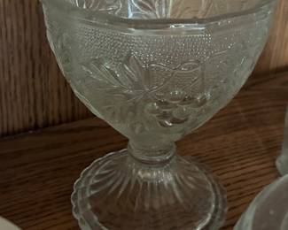 Indiana Glass Harvest Grape Footed Sherbet