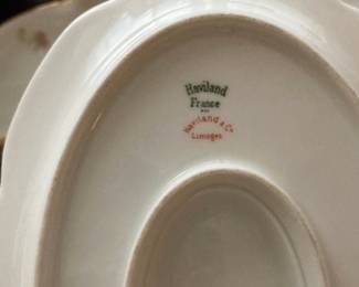 Haviland & Co. Limoges Porcelain Dinnerware Set - Pink Floral Pattern