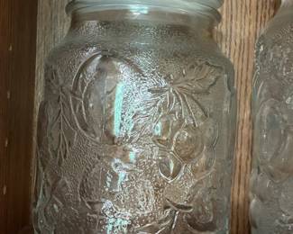 Libbey Orchard Fruit Glass Canister