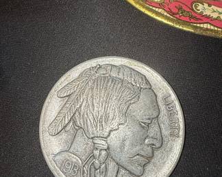 Vintage 1913 Buffalo Nickel Replica Coin
