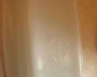 Pyrex Milk Glass Butter Dish Base